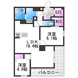 輝 阪南町 2階