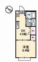 ディアスタウン　Ａ棟 A0201 ｜ 山口県山口市矢原870-1（賃貸アパート1DK・2階・28.21㎡） その2