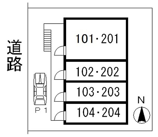 カーサヴェルデ国立 102｜東京都国立市富士見台３丁目(賃貸アパート1K・1階・23.18㎡)の写真 その4