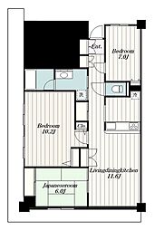 ザ・ウインベルグラン町田 20階3LDKの間取り