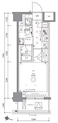川口市西青木3丁目マンション 1Kの間取図画像