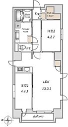 LiveFlat錦糸町 2LDKの間取図画像