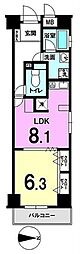 アール・ケープラザ浅草 1LDKの間取図画像