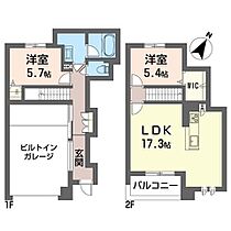 ブルームステージつくば 00102 ｜ 茨城県つくば市春日３丁目7-20（賃貸アパート2LDK・1階・100.51㎡） その2