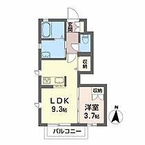 サウスガーデン南舘 101 ｜ 福島県福島市南沢又字南舘76（賃貸アパート1LDK・1階・33.99㎡） その2