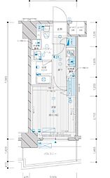 メインステージ八幡山 3階1Kの間取り