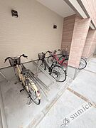 屋根付き駐輪場が嬉しいです♪♪