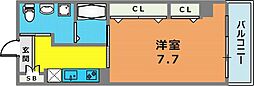 MAISOND'ETOILE 1Kの間取図画像