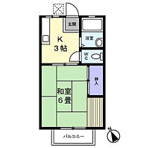 パークハイツ 201 ｜ 神奈川県横浜市青葉区荏田町462-4（賃貸アパート1K・2階・23.77㎡） その2