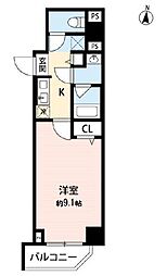Gransite森下 1Kの間取図画像