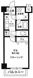 サンクレスト荻窪 1Kの間取図画像