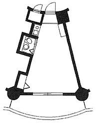 ライオンズプラザ平間駅前 7階ワンルームの間取り