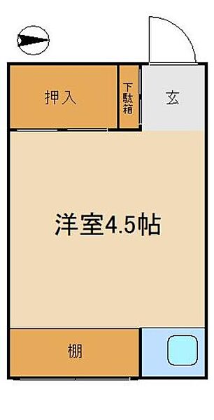 松山荘 2F2｜東京都中野区本町１丁目(賃貸アパート1R・2階・9.90㎡)の写真 その2