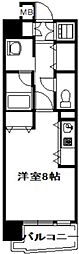 ソフィアグレースヤチヨ ワンルームの間取図画像