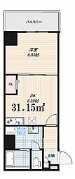 アーバンパーク住之江公園1 1DKの間取図画像