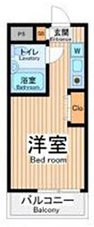 アビーダシオン町田 1Kの間取図画像