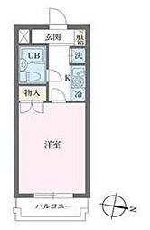 ベルトピア武蔵小金井 1Kの間取図画像