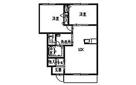 シャンブルＭ 0102 ｜ 和歌山県岩出市川尻217-1（賃貸アパート2LDK・1階・54.48㎡） その2