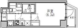 S-RESIDENCENarimasuCLAIR 1Kの間取図画像