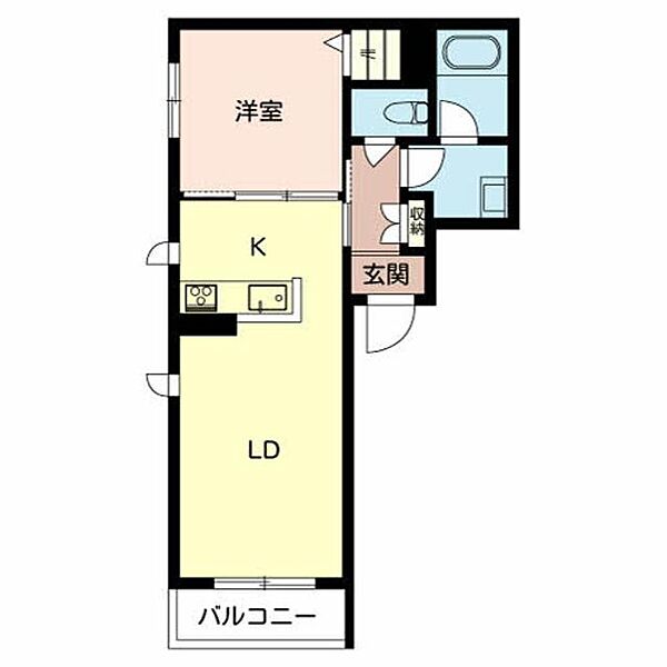 Ｓｈａｍａｉｓｏｎ　Ｌｅｏｎｅ 0301｜大阪府堺市堺区松屋町２丁(賃貸マンション1LDK・3階・42.89㎡)の写真 その2