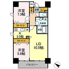 物件の間取り