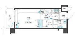 フェニックス練馬桜台 1Kの間取図画像