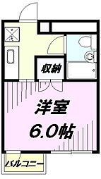 真宮ビルマイコート真宮 1Kの間取図画像