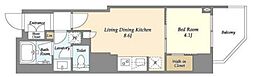 OrchidResidence渋谷富ヶ谷 1LDKの間取図画像