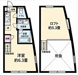 chalet プラス新検見川 1Kの間取図画像