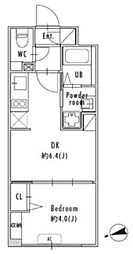 プライマル大塚 1階1DKの間取り