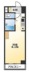 FCプレミール竜泉 ワンルームの間取図画像