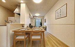 レ プリューム ドゥ 1階1LDKのリビング/ダイニング