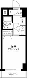 中板橋ダイカンプラザシティ 1Kの間取図画像