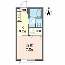 シャーメゾンしらゆり　Ｂ 201 ｜ 岩手県北上市黒沢尻４丁目8-10（賃貸アパート1K・2階・24.50㎡） その2