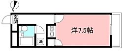 TOP新横浜No1 ワンルームの間取図画像