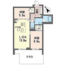 スリジエ大森東 00102 ｜ 東京都大田区大森東４丁目33-7（賃貸マンション2LDK・1階・62.25㎡） その2