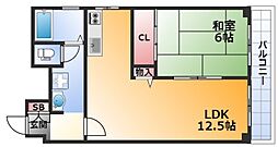 シャトー中尾 3階/-