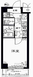 ルーブル都立大学2 1Kの間取図画像