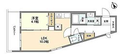 ACPレジデンス文京春日 1LDKの間取図画像
