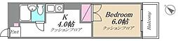ライオンズマンション生麦第5 1Kの間取図画像