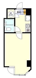 ライオンズマンション西五反田第2 1Kの間取図画像