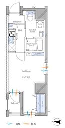 ガリシア駒込 1Kの間取図画像