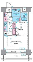 Genoviaasakusa6skygarden 1LDKの間取図画像