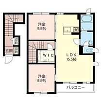 ルーチェ　Ｉ 00201 ｜ 茨城県つくば市東光台２丁目18-8（賃貸アパート2LDK・2階・66.40㎡） その2