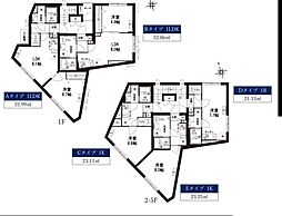レピュア青砥レジデンス 4階ワンルームの間取り