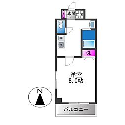 M'プラザ布施駅前 1Kの間取図画像