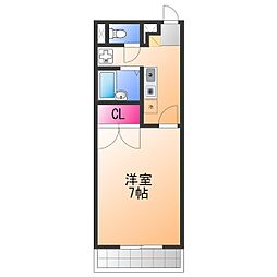 Plaisirりんくう 1Kの間取図画像