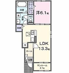 サンライズ久沢 1階/106