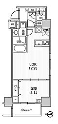 ステージグランデ錦糸町2 1LDKの間取図画像