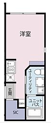 BELFIORESancha ワンルームの間取図画像